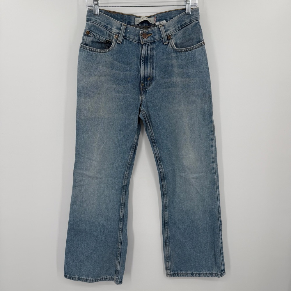 Levis 527 Bootcut Jeans Mens 28x28 Medium Wash Blue Denim Vintage 16 Regular